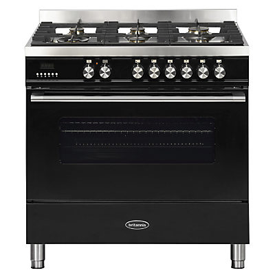 Britannia RC-9SG-DE Delphi Dual Fuel Range Cooker Black Britannia RC-9SG-DE Delphi Dual Fuel Range Cooker Black
